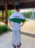 G.duck童装男童套装夏装新款儿童夏季套装男大童休闲运动服装小学生衣服 墨绿色 160 建议150-160cm12-13岁 实拍图