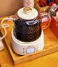 小熊（Bear）【价保618】全玻璃养生壶 纯玻璃多功能恒温烧水壶煮水壶 办公室轻音炖煮茶壶 1L YSH-J10D1 实拍图
