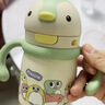 babycare儿童保温杯婴幼儿学饮宝宝吸管杯316L不锈钢保温杯幼儿园保温水壶 赠直通吸嘴- 背带款莱莎粉-450ml 实拍图