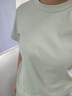 JD FASHION京东自有品牌50支液氨凉感女士t恤短袖圆领正肩2026新款衣服 实拍图