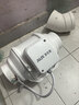 奥克斯（AUX）换气扇管道风机斜流增压家用油烟机强吸力静音排风扇抽风机排气扇 4寸【大风量强劲排】三插线80cm管接100mm-270大风量 实拍图