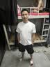 特步（XTEP）男装短袖T恤夏季透气半袖运动服薄款男士休闲冰丝体恤上衣健身服 白色-0202 （100%聚酯纤维） M （170/92A） 实拍图