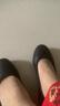 路施南真皮银行工作鞋女黑色单鞋舒适职业正装皮鞋上班鞋软底工鞋空姐鞋 黑色2.5cm标准版(中配:皮里280Q 38 实拍图
