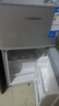 华宝小冰箱小型家用出租房用冷藏冷冻两用一级能效节能省电迷你宿舍寝室办公室二门电冰箱 【净化去味 一级能效】58L银色【全国联保】 实拍图