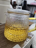 雅集茶具耐热玻璃锤纹煮滤茶具耐热玻璃茶壶煮茶壶泡茶壶耐高温泡茶壶 实拍图
