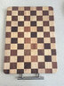 棋盘格实木菜板家用橡胶木乌檀木粘板案板面板抗菌防霉 42.5*31*2.5cm(9102)长方形 实拍图