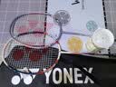 尤尼克斯（YONEX）羽毛球拍对拍碳素中杆锐速训练NR7I藏青/薰衣草已穿线附球+手胶 实拍图