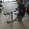 得力（deli）KF503-L儿童学习桌椅 学校课桌椅学生家用写字桌作业椅可升降(灰) 实拍图
