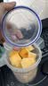 塑料密封罐五谷杂粮厨房收纳食品级透明罐盒子零食干货茶叶储物罐 850ml一个装 实拍图