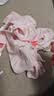 贝瑞加（Babyprints）新生儿连体衣2件装男女宝宝长袖纯棉内衣卡通护肚爬服 粉59 实拍图