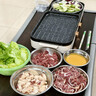 康佳（KONKA）电烧烤炉 烤肉锅 多功能鸳鸯电火锅涮烤一体锅家用烤涮锅 双温控可分离 KSKG-1980-W 实拍图