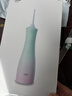 拜尔【618底价开抢】专业冲牙器 手持式水牙线家用电动超声波洁牙正畸专用牙清洁洗牙神器 M401海洋蓝 实拍图