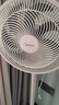美的（Midea）电风扇家用7叶落地扇摇头电风扇循卧室宿舍轻音风扇台式桌面小型风扇台地两用升级款 白色丨7叶台地两用 实拍图