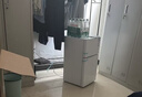 新飞（Frestec）小冰箱 冰箱小型双开门 迷你双门家用宿舍租房冷藏冷冻电冰箱节能省电 48L白【一级能效+租房神器】升级款 实拍图