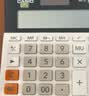 卡西欧（CASIO）超宽计算器DH-12-BK 黑色 无声款 12位双电源 专业计算系列 实拍图