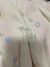 宫蝶【凉感型】夏季带胸垫睡衣女休闲凉感外穿短袖长裤衬衫家居服 短袖三件套（不可拆卸胸垫） M （建议80-100斤） 实拍图