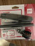 得力（deli）订书机小号套装订书器办公用品文具学生专用附订书钉起钉器中号大订书器小型办公室 0354荣耀黑 实拍图