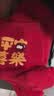 棉十三袜子男女100%纯棉抗菌防臭大红色情侣本命年中筒男袜马年过年女袜 实拍图