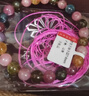 石玥珠宝精品7-8mm碧玺手链本命年转运珠天然水晶手串男女士款 水晶玛瑙 实拍图