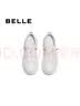 百丽（Belle）厚底增高小白鞋女商场同款简约百搭休闲鞋E3P1DCM5 白色 36 (230mm) 实拍图