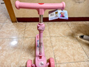 迪士尼（Disney）儿童滑板车1-3-6-12岁折叠三轮踏板车闪光宽轮女孩玩具车冰雪奇缘 实拍图