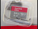 闪迪（SanDisk）64GB TF（MicroSD）内存卡 A1 U1 C10 至尊高速移动版存储卡 读速140MB/s 手机平板游戏机内存卡 实拍图