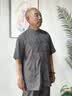 恒源祥冰丝薄款中老年唐装男士短袖套装中国风男士爸爸装爷爷过寿汉服男 深灰色短袖套装 L 40适合110-125斤 晒单实拍图