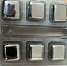 拜杰316不锈钢冰块冰粒方形冰格冰块模具速冷金属冰块6粒装+冰夹+PP盒 实拍图