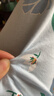芬腾睡衣女5A抑菌纯棉春秋翻领开衫纯棉长袖睡衣女士家居服软棉棉 实拍图