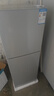 新飞冰箱小型租房用 一级能效冷 藏冷冻两用1-2人家用小冰箱 出租房双门电冰箱办公室两门 26年旗舰 90A一级能效【旗舰升级】银 实拍图