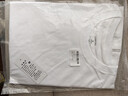 立蒙（LIMENG）男女装素色180g全棉短袖t恤圆领宽松体恤打底衫 白色 2XL 实拍图