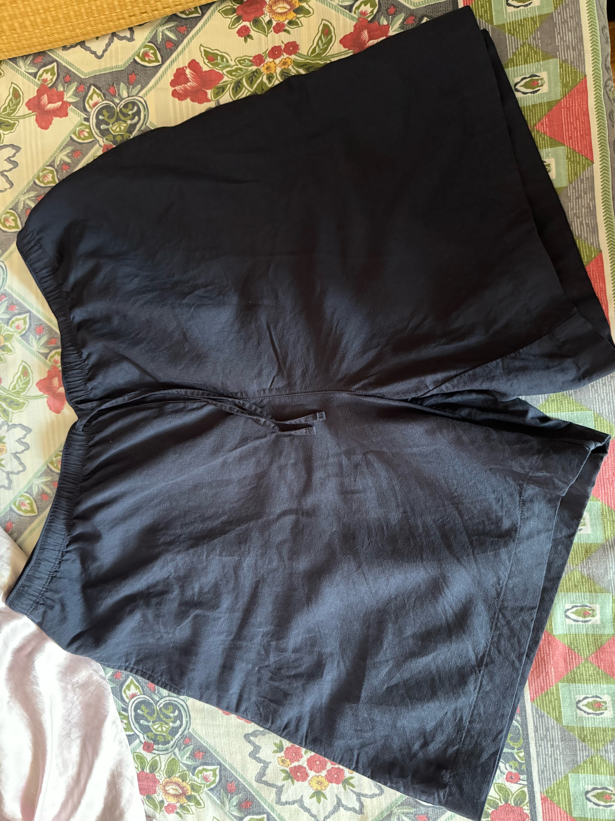 优衣库麻混纺舒适短裤女装26春夏新款485251 37 栗色 3XL 实拍图