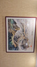 贡乔办公室挂画江山万里长城国画书柜背景墙山水壁画靠山图字画装饰画 万里长城-有字 120*100cm高 【红木色经典直角实木画框】+高透晶瓷 实拍图