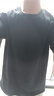 立蒙（LIMENG）男女装素色180g全棉短袖t恤圆领宽松体恤打底衫 藏青 2XL 实拍图