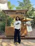 拉夏贝尔冰丝速干运动裤女2026夏季薄款防晒工装阔腿裤 藏青色-小个子 S 实拍图