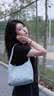 纽芝兰（NUCELLE）【Angelababy同款】香槟金编织女包26新款轻奢小众hobo女士托特包 冰川蓝中号+子母袋 【可放11寸Ipad】 时尚高端品牌送女友 实拍图