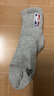 NBA袜子男士运动袜夏季抗菌防臭消臭吸汗无骨棉袜跑步中筒袜3双 实拍图