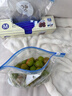 OQB德国食品级保鲜袋冷冻密封袋冰箱专用封口透明加厚家用厨房收纳袋 中号1盒+小号1盒【45只】 【拉链式食品分类收纳袋冷藏袋密实袋】 晒单实拍图