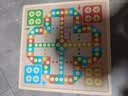 得力（deli）五合一游戏棋围棋飞行跳棋斗兽棋动物棋儿童露营礼物套装 实拍图