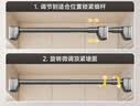 MYMOODHOUSE伸缩晾衣杆免打孔窗帘杆阳台浴帘杆挂衣杆收缩杆晾衣架110-200 实拍图