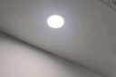欧普照明（OPPLE）led筒灯12W吊顶孔灯超薄嵌入式走廊过道天花灯办公 开孔145-150 亮白光 实拍图