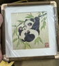 南京历代云锦博物馆南京云锦研究所熊猫刺绣摆件中国特色工艺品七夕礼物纪念品送老外 六则黄地胸有成竹摆件 17*17*2 实拍图