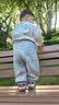 牧童儿童学步鞋夏款宝宝鞋子男童透气单网德训鞋幼儿女童鞋 幸运红20 实拍图