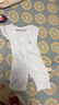 贝瑞加（Babyprints）婴儿连体衣2件夏季短袖婴儿衣服新生儿纯棉哈衣轻薄爬服 白蓝90 实拍图