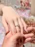 鑫万福PT950铂金经典六爪培育钻石戒指求婚订婚结婚送女友老婆生日礼物 [S925银] 1克拉FG色VS + 附鉴定GIC国检证书 实拍图