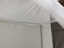 【京东快递】免安装家用宿舍蚊帐 超密方顶可配支架 多尺寸单开门 升级-白色【超密蚊帐+加粗支架】 适用1.0X2.0米床 实拍图