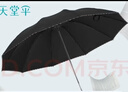 天堂伞 加大雨伞三折 经典商务伞格纹10骨加大雨伞男女 藏青 实拍图