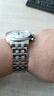 积优（JEAYOU）代用天梭浪琴表带钢带男士手表链天梭力洛克汉密尔顿阿玛尼卡西欧依波西铁城美度不锈钢表带 升级五珠-银色 21mm 实拍图