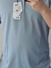 京东京造夏季运动短袖男士t恤polo衫男跑步健身户外速干衣服 灰蓝色 3.0 L 实拍图