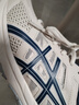 亚瑟士ASICS男鞋透气跑鞋运动鞋缓震舒适跑步鞋 GEL-CONTEND 4 米白色/蓝色 40 实拍图